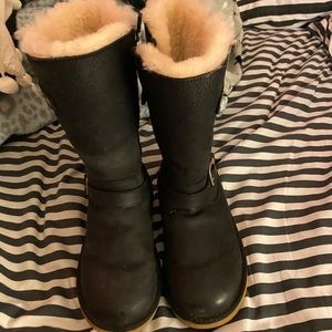 Leather ugg boots